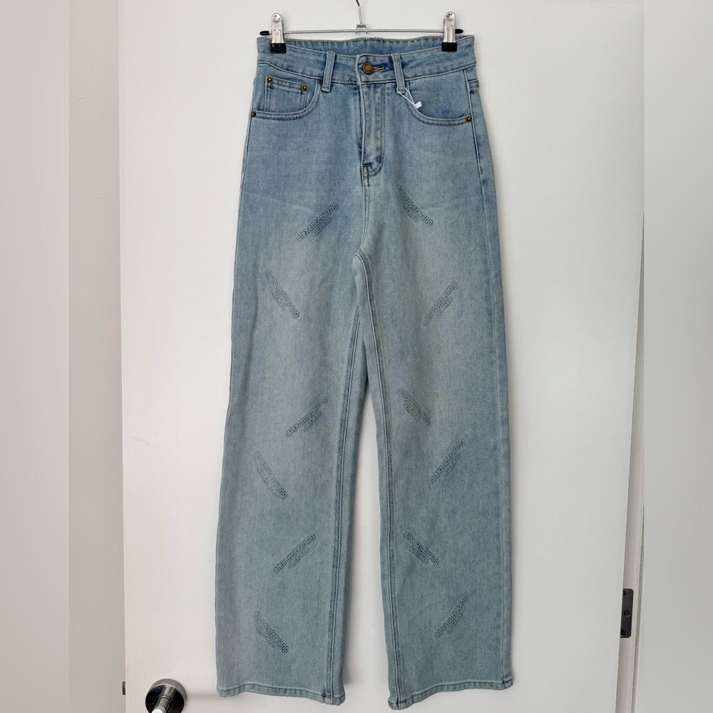 Designer Inspired Embossed Jeans
